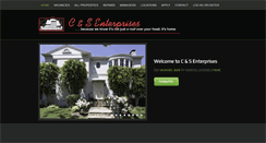 Desktop Screenshot of candsapartments.com